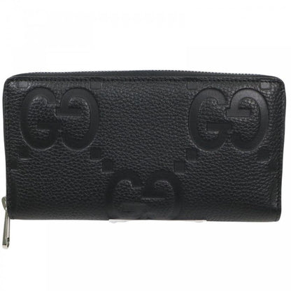 Gucci Long Wallet Men's Jumbo GG Zip Around Wallet Long Wallet Round Zipper