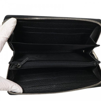 Gucci Long Wallet Men's Jumbo GG Zip Around Wallet Long Wallet Round Zipper