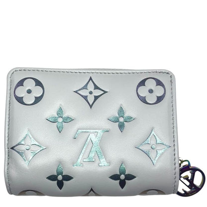 Louis Vuitton Bifold Wallet Women's Monogram Embossed Portefeuille Roux Compact