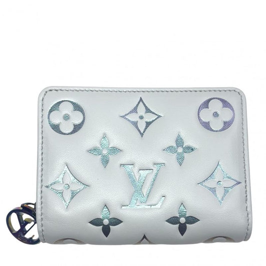 Louis Vuitton Bifold Wallet Women's Monogram Embossed Portefeuille Roux Compact