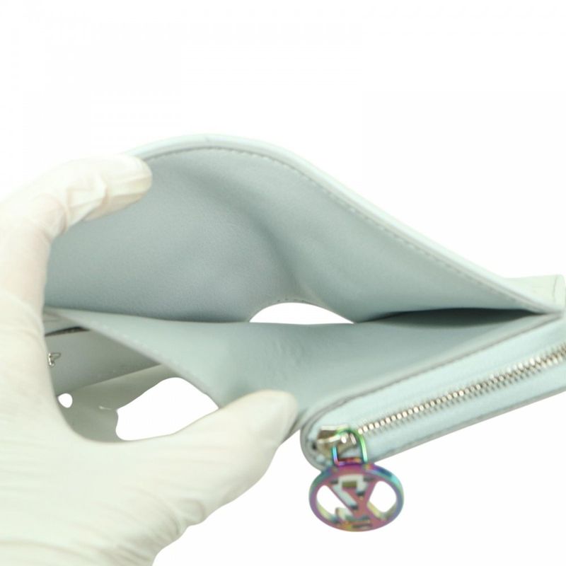 Louis Vuitton Bifold Wallet Women's Monogram Embossed Portefeuille Roux Compact