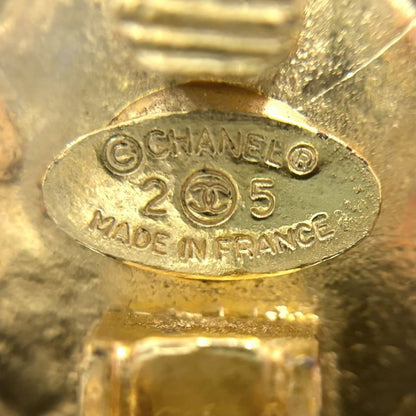 Chanel Earrings Ladies Coco Mark Coco Circle Accessories Vintage Chanel GP Faux