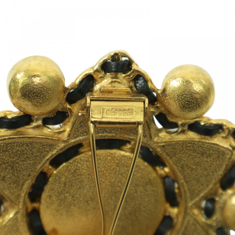 Chanel Brooch Ladies Gripore Stone Coco Mark Vintage Coco Accessory Chanel GP
