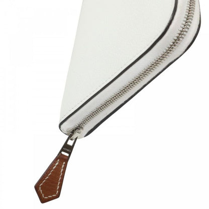 Hermes Long Wallet Women's AZAP LONG SILK IN WILD Long Wallet Round Zipper AZAP