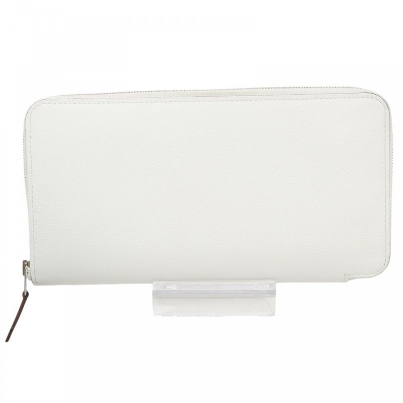 Hermes Long Wallet Women's AZAP LONG SILK IN WILD Long Wallet Round Zipper AZAP