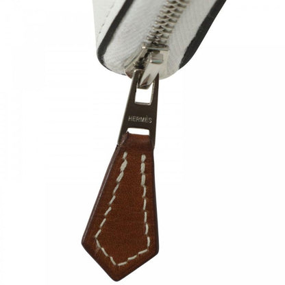 Hermes Long Wallet Women's AZAP LONG SILK IN WILD Long Wallet Round Zipper AZAP