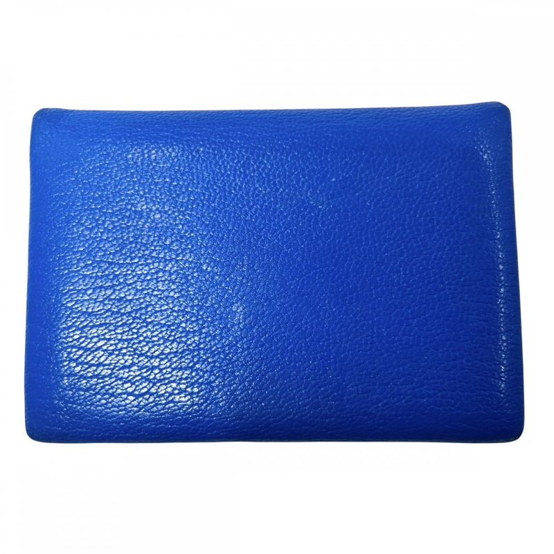 Hermes Coin Case Unisex Calvi Duo Coin Purse Card Case Small Men Women Unisex