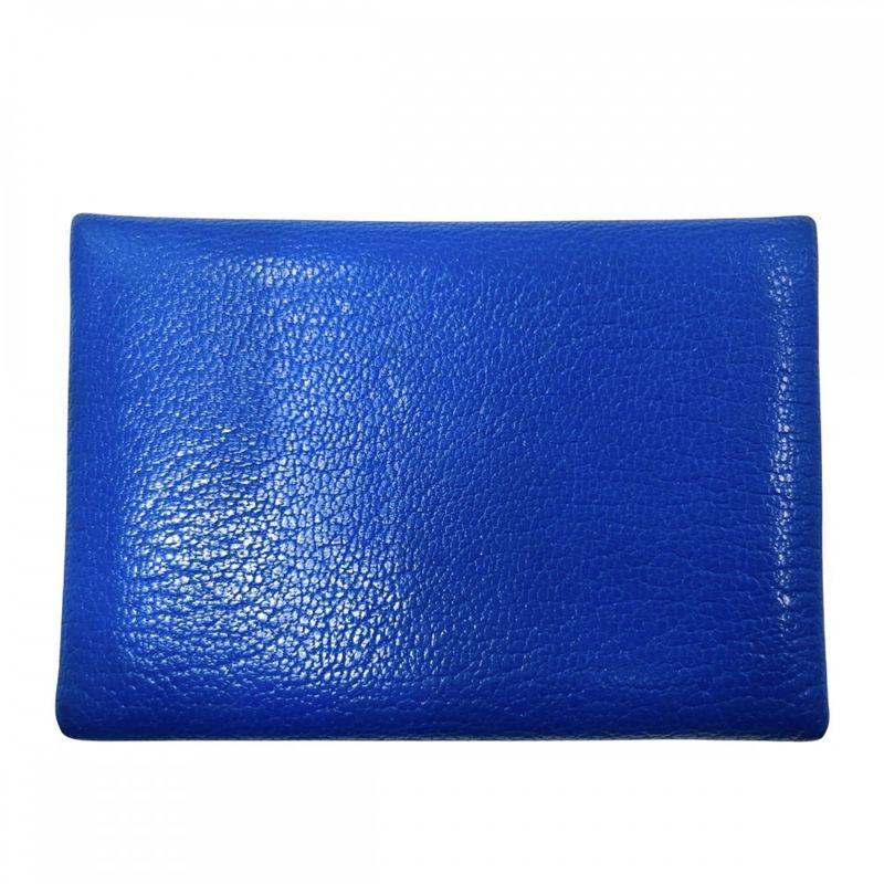 Hermes Coin Case Unisex Calvi Duo Coin Purse Card Case Small Men Women Unisex