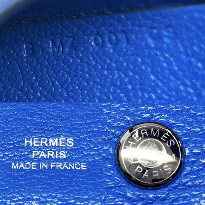 Hermes Coin Case Unisex Calvi Duo Coin Purse Card Case Small Men Women Unisex