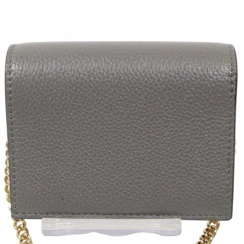 Gucci Bifold Wallet Unisex Zumi Chain Wallet Compact Wallet Gucci 570660