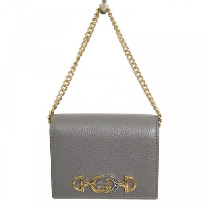 Gucci Bifold Wallet Unisex Zumi Chain Wallet Compact Wallet Gucci 570660