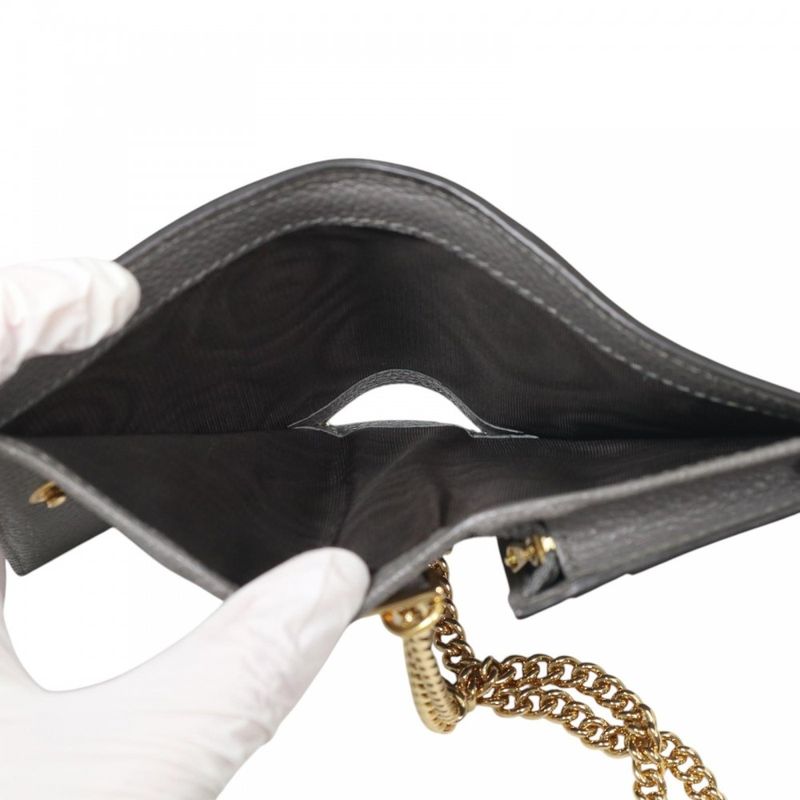 Gucci Bifold Wallet Unisex Zumi Chain Wallet Compact Wallet Gucci 570660