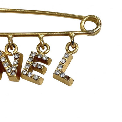 Chanel Brooch Ladies Pin Brooch Logo Swing Vintage Accessory Fashion Item Small