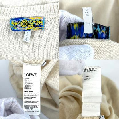 Loewe Knit Ibiza Summer Cut And Sewn Crewneck Top Apparel Clothing