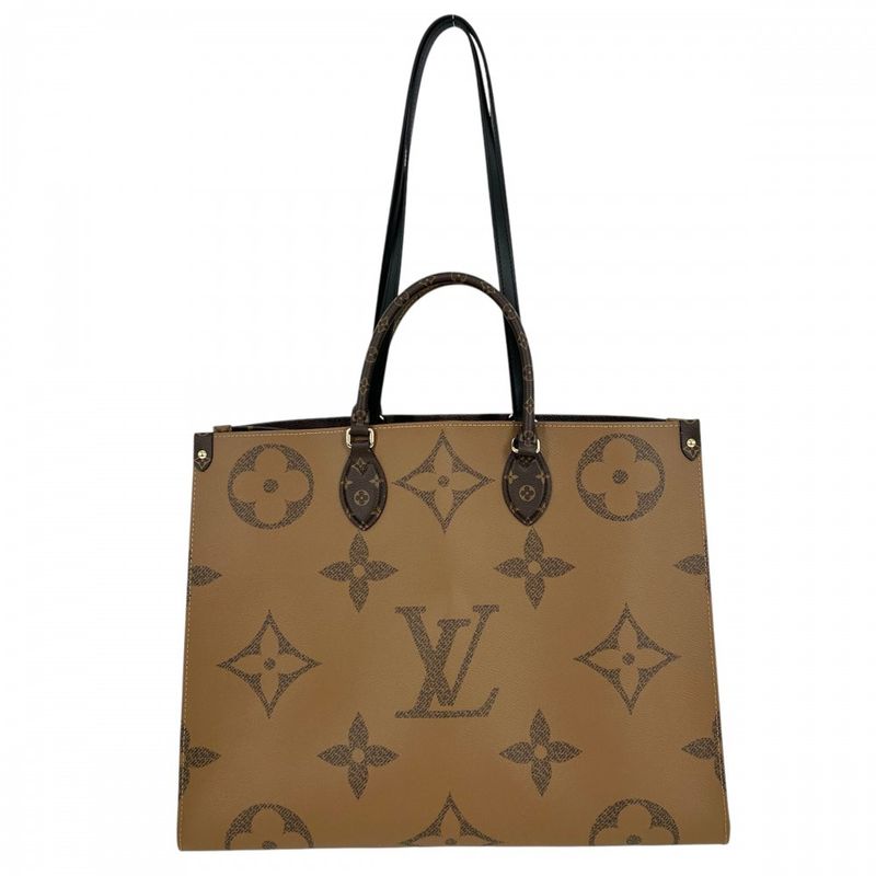 Louis Vuitton 2WAY Women's On The Go GM Handbag Tote Bag Shoulder On The Go