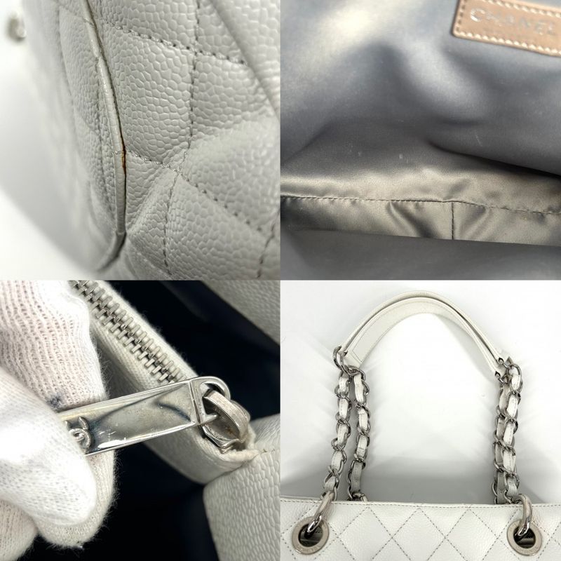 Chanel Handbag Women's GST Matelasse Chain Tote Bag Coco Mark Shoulder Bag