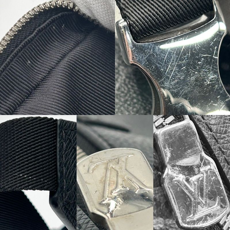 Louis Vuitton Body Bag Men's Monogram Eclipse Bum Bag Outdoor Taiga Llama Waist