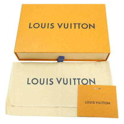 Louis Vuitton Men's Taiga Lama Coin Card Holder Coin Case Wallet Monogram Blue