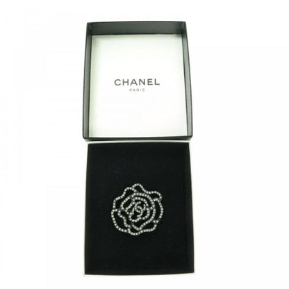 Chanel Brooch Ladies Rose Coco Mark Accessories Coco Vintage Chanel Rhinestone