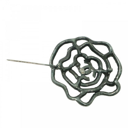 Chanel Brooch Ladies Rose Coco Mark Accessories Coco Vintage Chanel Rhinestone