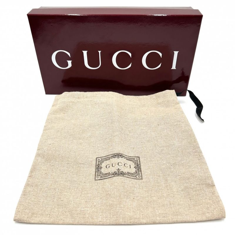 Gucci Shoulder Bag Women's GG Blonde Chain Pochette Shoulder Crossbody Small