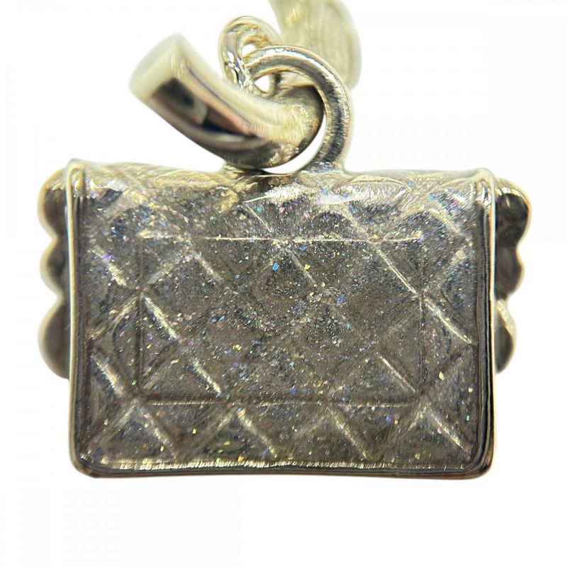 Chanel Earrings Women's Hoop Matelasse Accessories Swing Coco Back Motif Lame