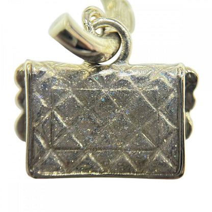 Chanel Earrings Women's Hoop Matelasse Accessories Swing Coco Back Motif Lame