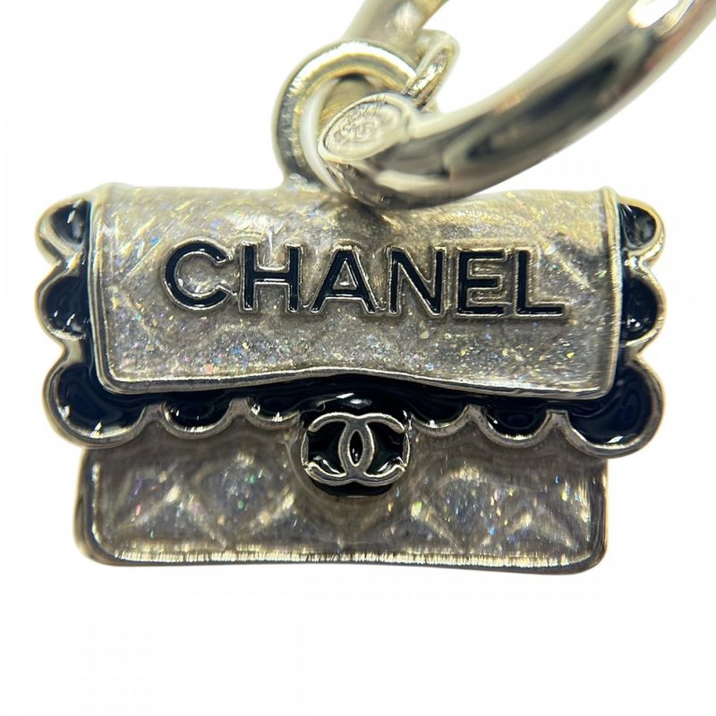 Chanel Earrings Women's Hoop Matelasse Accessories Swing Coco Back Motif Lame