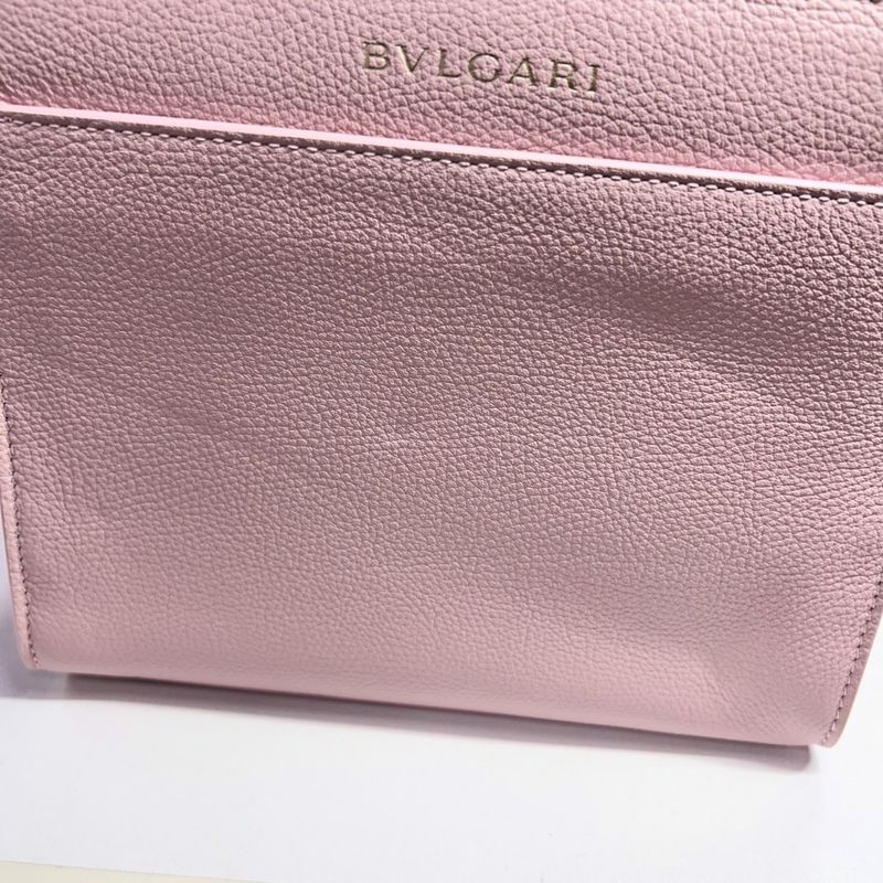 Bulgari 2WAY Ladies Logo Tote Handbag Shoulder Bag Shoulder Crossbody Tote Bag