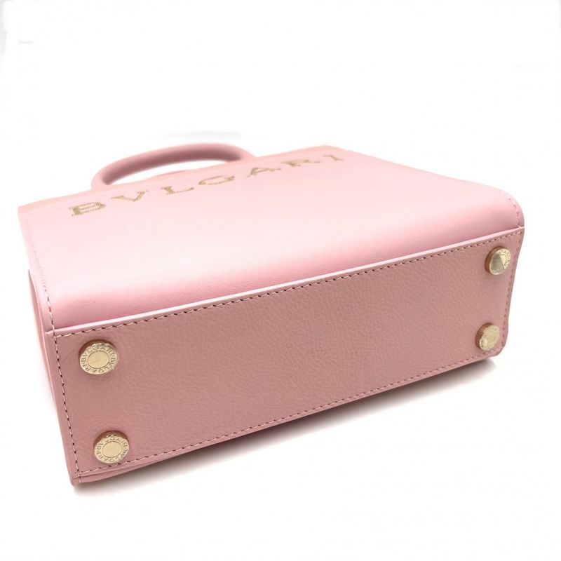 Bulgari 2WAY Ladies Logo Tote Handbag Shoulder Bag Shoulder Crossbody Tote Bag