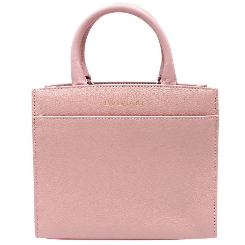 Bulgari 2WAY Ladies Logo Tote Handbag Shoulder Bag Shoulder Crossbody Tote Bag