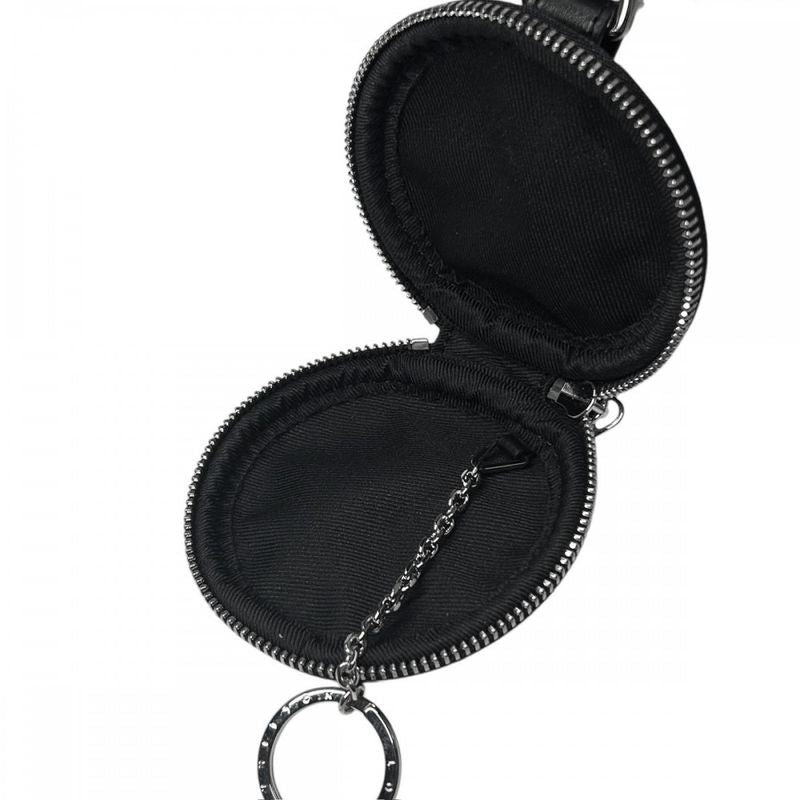 Louis Vuitton Coin Case Men's Taurillon Shadow Porte Cles Round Pouch Coin