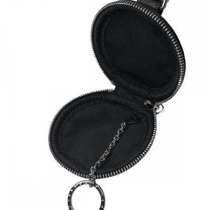Louis Vuitton Coin Case Men's Taurillon Shadow Porte Cles Round Pouch Coin
