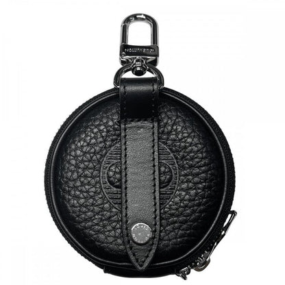 Louis Vuitton Coin Case Men's Taurillon Shadow Porte Cles Round Pouch Coin