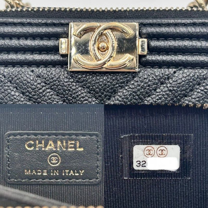 Chanel Shoulder Bag Women's Boy Chanel Shoulder Coin Purse Mini Chain Shoulder