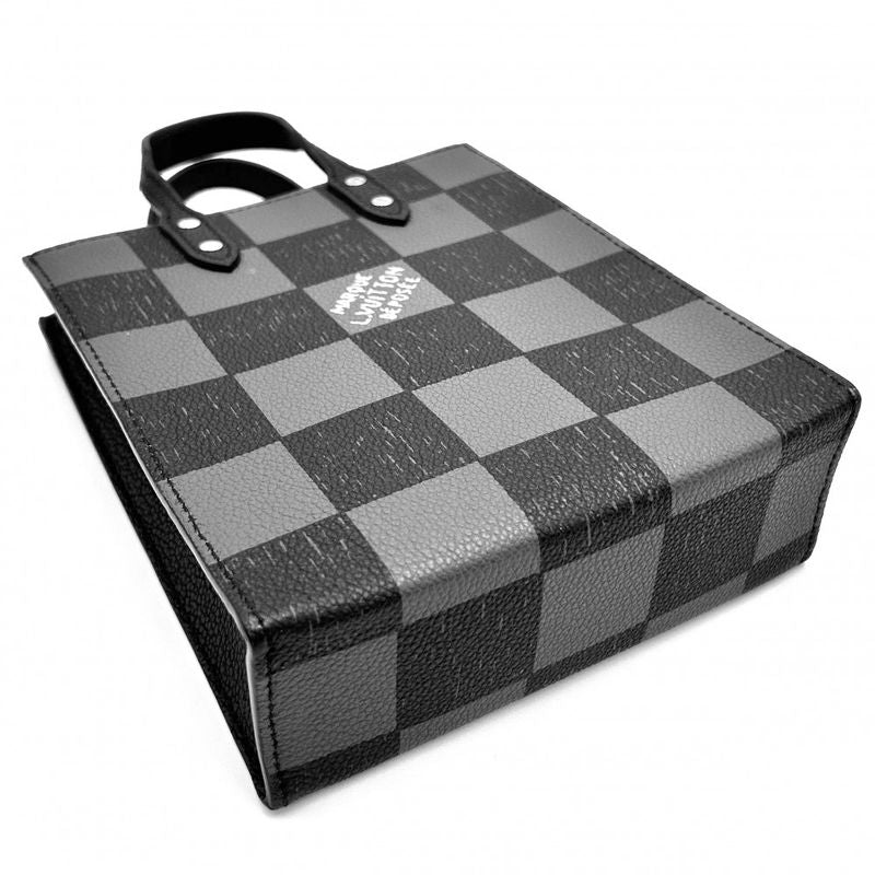Louis Vuitton 2WAY Men's Damier Checkerboard Sac Plat XS Handbag Shoulder Bag