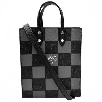Louis Vuitton 2WAY Men's Damier Checkerboard Sac Plat XS Handbag Shoulder Bag