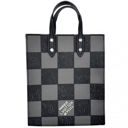 Louis Vuitton 2-Way Men's Damier Checkerboard Sac Plat XS Handbag Shoulder Bag