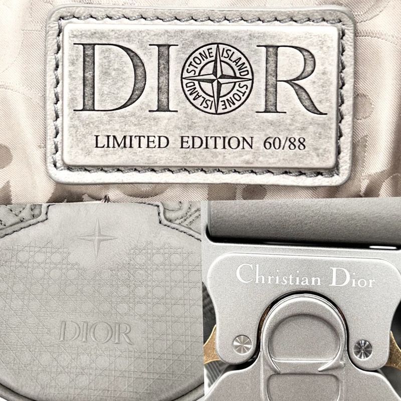 Christian Dior Shoulder Bag Men's Stone Island Collaboration Saddle Bag Stone