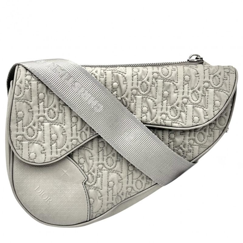 Christian Dior Shoulder Bag Men's Stone Island Collaboration Saddle Bag Stone
