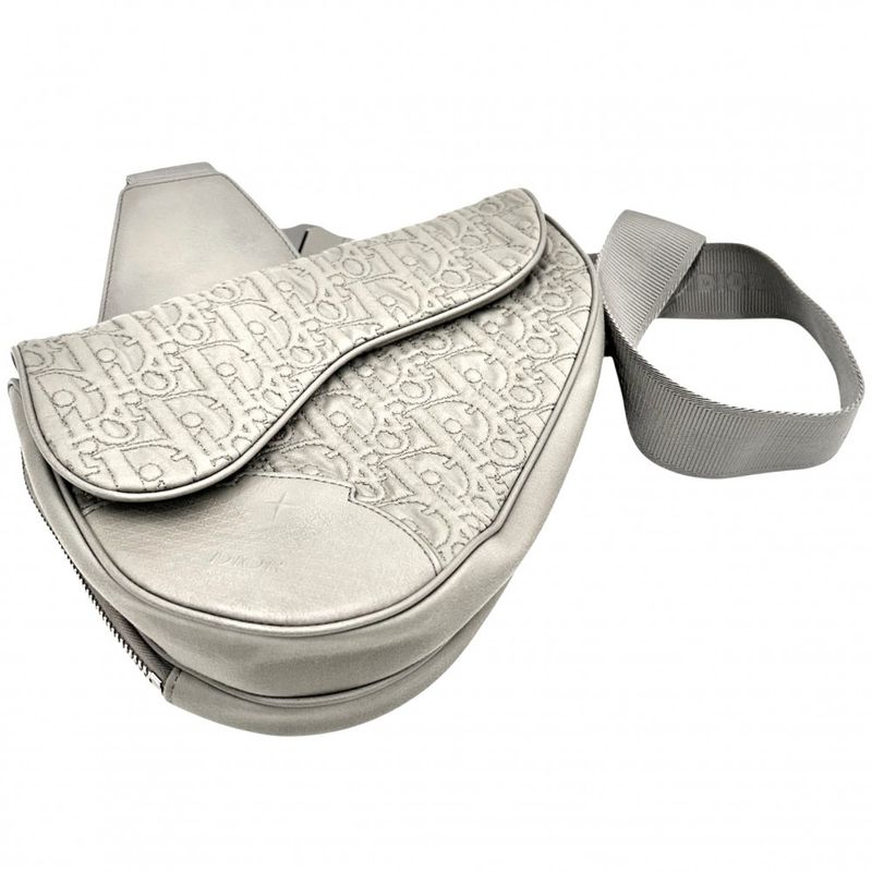 Christian Dior Shoulder Bag Men's Stone Island Collaboration Saddle Bag Stone