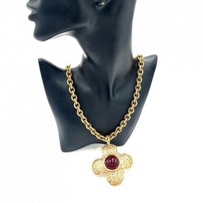 Chanel Necklace Women Pendant Gripore Long Necklace Vintage Coco Mark Accessorie