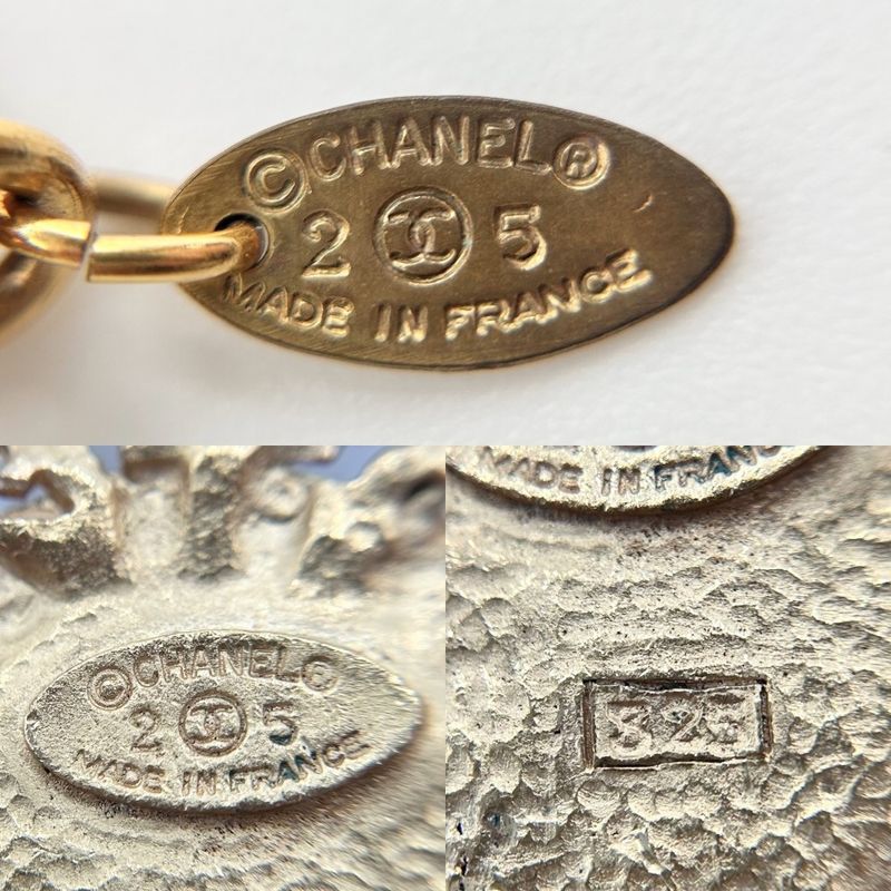 Chanel Necklace Women Pendant Gripore Long Necklace Vintage Coco Mark Accessorie