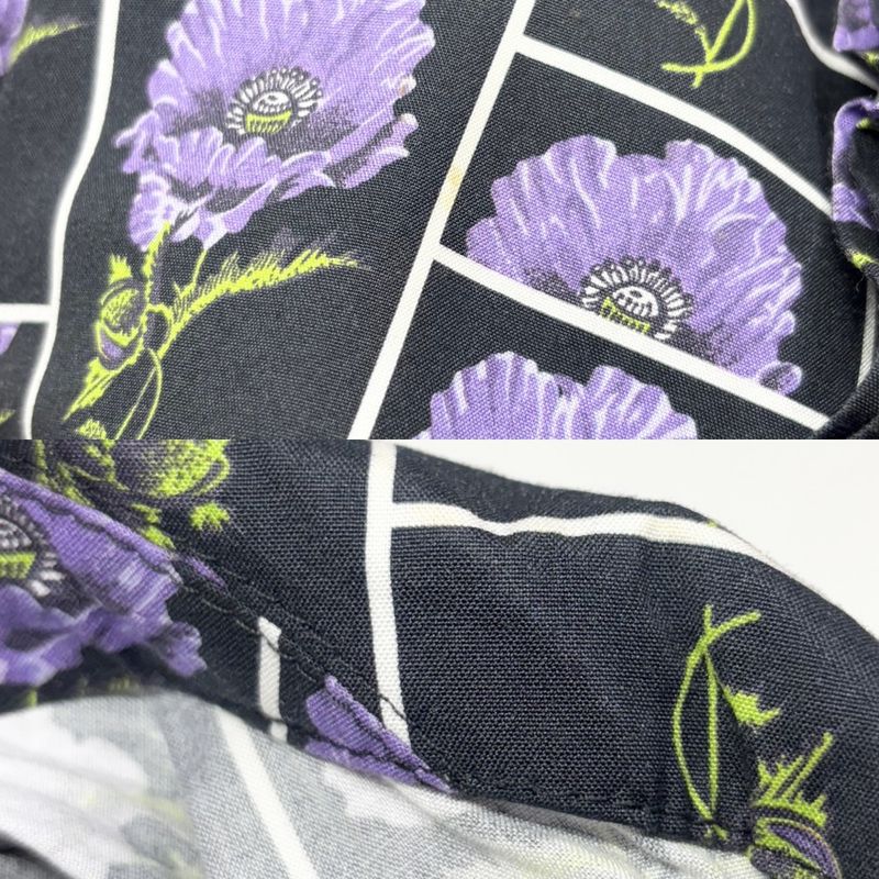 Prada Dress Women's Flower Front Zip Pleated Dress Apparel Clothing Long Dress