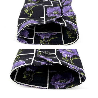 Prada Dress Women's Flower Front Zip Pleated Dress Apparel Clothing Long Dress