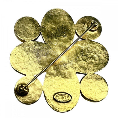 Chanel Brooch Ladies Coco Mark Coco Accessories Taiga Eye Vintage Chanel GP 95A