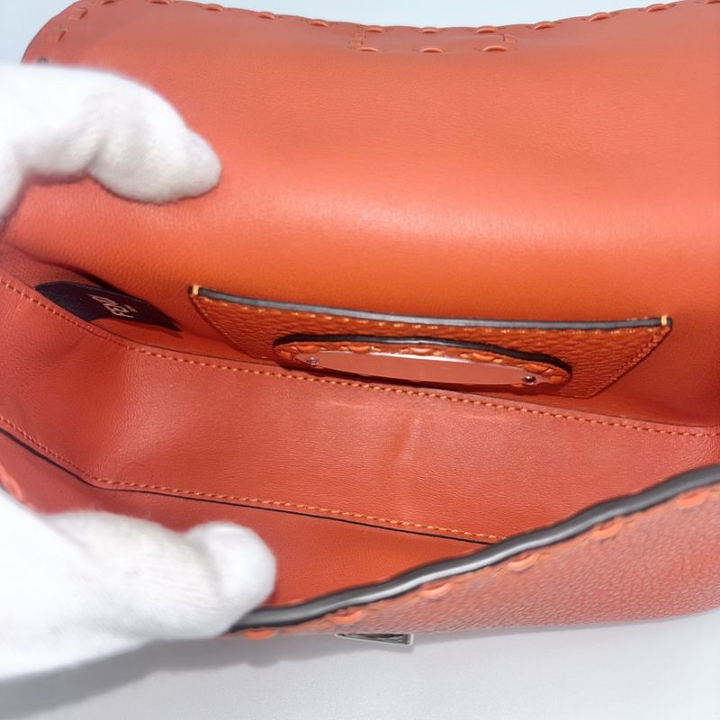 Fendi 2WAY Ladies Selleria Mamma Bucket Handbag Shoulder Bag Crossbody Bag