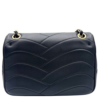 Chanel 2WAY Ladies Double Chain Wave Stitching Shoulder Bag Handbag Shoulder