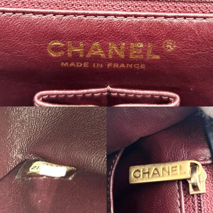 Chanel 2WAY Ladies Double Chain Wave Stitching Shoulder Bag Handbag Shoulder