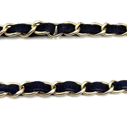 Chanel 2WAY Ladies Double Chain Wave Stitching Shoulder Bag Handbag Shoulder